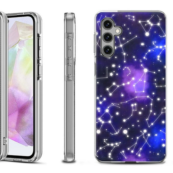 OneToughShield ® Shockproof Phone Case Compatible with Samsung Galaxy A35 5G - Constellations