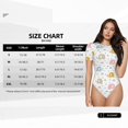 thumbnail image 4 of Picia Little Elephant Womens One Piece Swimsuits Modest Tummy Control Bathing Suits Lace Up Slimming Swim Suit-XX-Large, 4 of 9