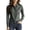 Army Green, variant on Business Casual Tops for Women Plus Size Fashion Turndown Collar Long Sleeve Lightweight Button Down Shirt Women Clothing Black S