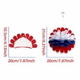 thumbnail image 2 of 250 Anniversary Usa 4Th Of July Independence Day Decorations Red, White Blue Independence Day Honeycomb Decorations, Patriotic Hanging Decorations Set for Independence Day Memorial Day Party, 2 of 8