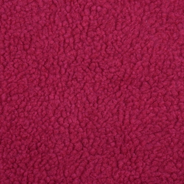 XmhyTop-A Tela sintética de 1 yarda, tela de costura de lana sintética, textura suave para manualidades, decoración del hogar, proyectos de ropa, rojo claro