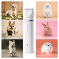 thumbnail image 4 of Mewoofun 4 in 1 Pet Electric Hair Clipper with 4 Blades Grooming Trimmer Nail Grinder Professional Recharge Haircut For Dogs Cat ShopWise Round, 4 of 9