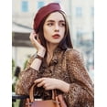 thumbnail image 5 of Wearlizer Leather Band Compatible with Apple Watch Band Women 38mm 40mm 41mm 42mm 44mm 45mm 46mm 49mm Dressy Leather Strap with T-shape Metal Buckle for iWatch Ultra SE Series 10 9 8 7 6 5 4 3, 5 of 6