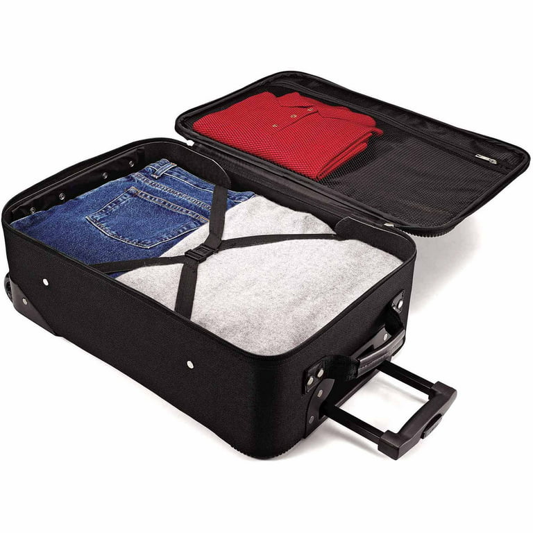 American Fieldbrook II Piece Softside Luggage Set, 21" Rolling Carry-on and Boarding Bag Walmart.com