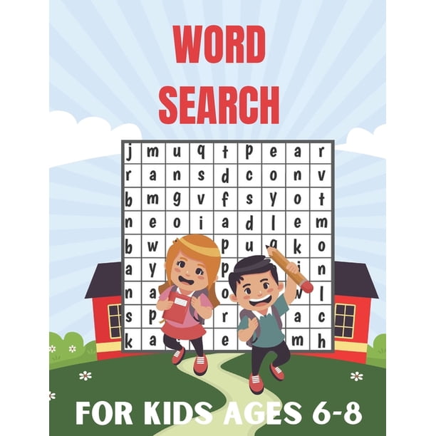 Word search for kids ages 6 8 connect the word search puzzles book for smart kids 6 8 8 10 