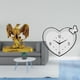 thumbnail image 2 of Escultura,Estatua de resina,figura decorativa para el hogar.,Esculturas de animales coleccionables,Reloj de pared,Reloj de pared acrílico para oficina en casa,sin tictac, 2 of 7