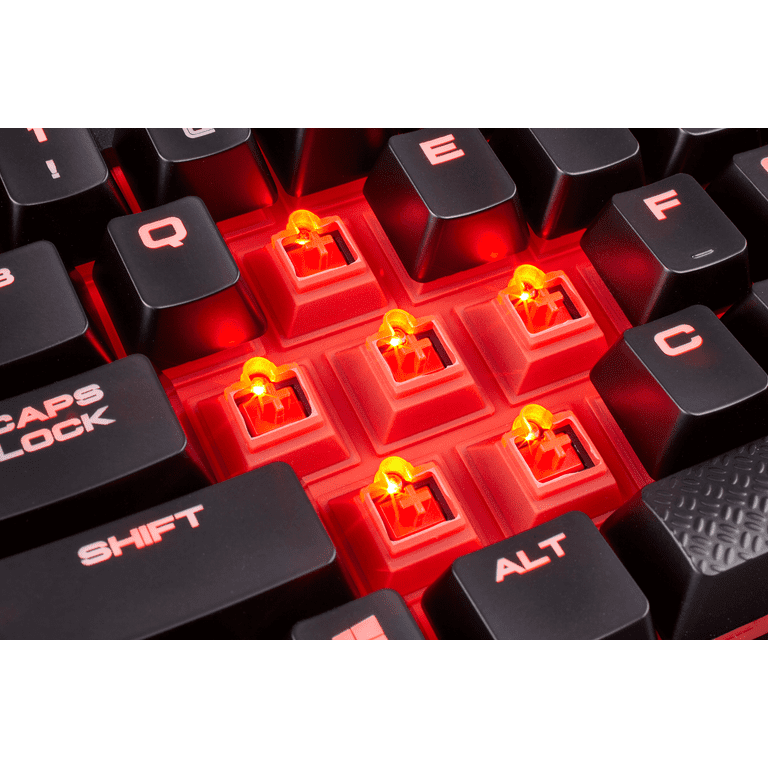 angreb dragt gammel Corsair Gaming K68 Mechanical Keyboard, Backlit Red LED, Cherry MX Red -  Walmart.com