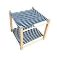 thumbnail image 2 of TOOYFUL 2 Tier Cat Hammock Bed Cat Furniture s Furniture Elevated Cat Frame for Kittens Puppy Small Pet Small Animals, 2 of 9