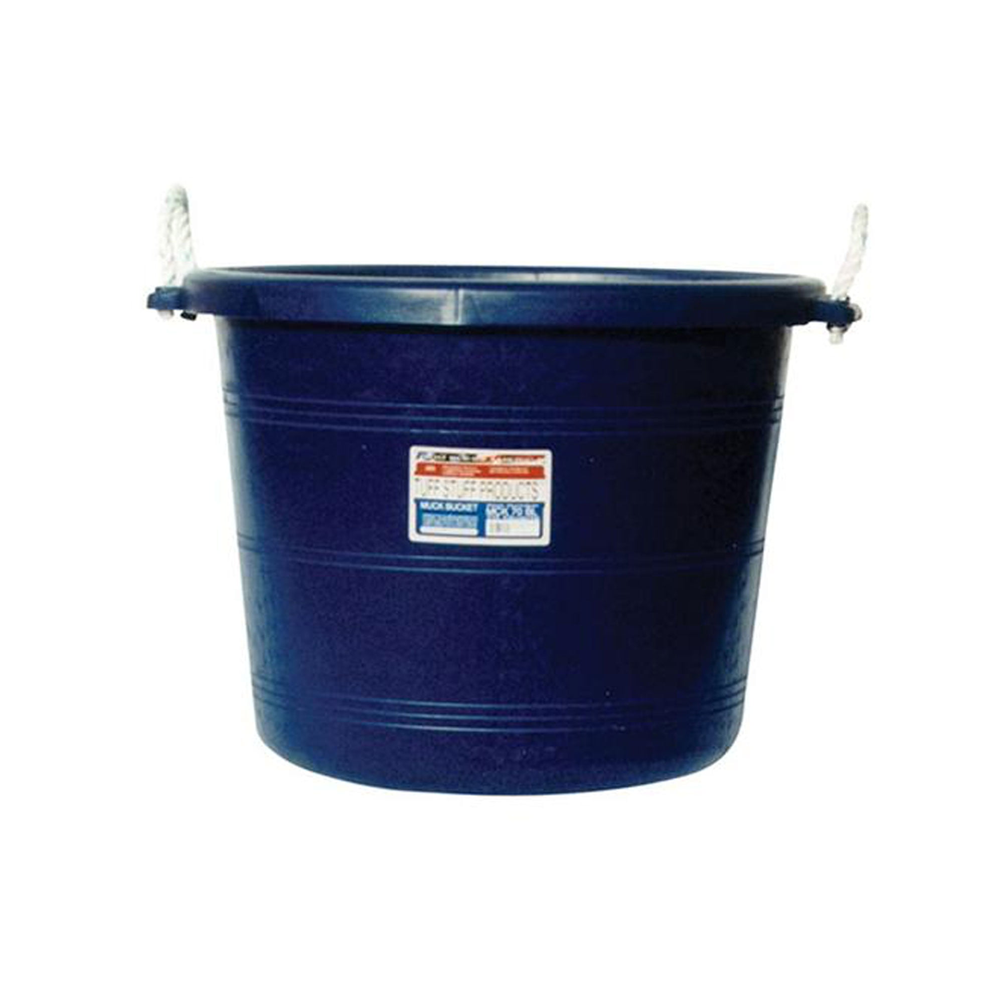 6 Pack Blue 70 Qt Muck Bucket Utility Feed Grain Silage Garbage Tub PSB70BLUE 