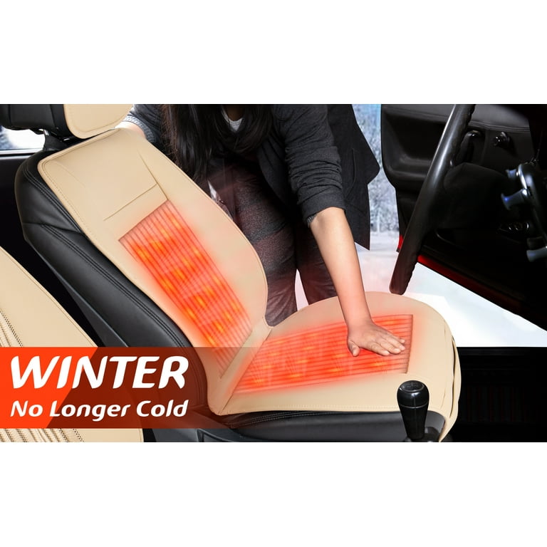 Paffenery Luxury Heated and Cooling Car Seat Cover, Ventilated