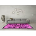 thumbnail image 3 of Ahgly Company Indoor Rectangle Abstract Pink Modern Area Rugs, 5' x 7', 3 of 4