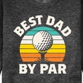 thumbnail image 3 of Instant Message - Best Dad By Par  - Men's Crew Neck Fleece Pullover, 3 of 6