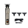 thumbnail image 1 of USB Electric Hair Barber LCD Display Hair Clippers Beard Trimmer Household Hair Trimmer Set Salon Haircut Machine IPX4 Waterproof USB Charging with 3 Clipping Brushes, 1 of 7