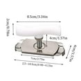 thumbnail image 3 of Cap Crack Jar Opener, Jar Opener, Capcrack Jars Openers - Can Opener for Weak Hands, 2026 New Adjustable Mutil Lid Opener with Ergonomic Grip, Get Lids off Easily (White), 3 of 8