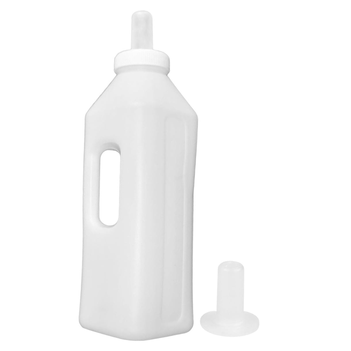 UPKOCH Feeding Bottle Milk Drink Bottles Silicone 4 Pcs in 1 Set White