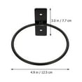 thumbnail image 2 of WEUVEB 1Jgo Soporte De Pared Para Plantas En Hierro Negro Duradero Con Accesorios Para Montaje Sencillo, 2 of 8