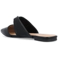 thumbnail image 6 of Journee Womens Enniss Open Side Pointed Toe Mule Flats, 6 of 9