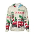 thumbnail image 1 of Balery Merry Christmas 1 Sudadera ligera de manga larga con capucha y protección solar UPF 50+ para hombre y mujer, ideal para pesca y running-Large, 1 of 7