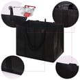 thumbnail image 4 of Bolsas de supermercado reutilizables DIOMMELL extra grandes 10 negras, 4 of 7