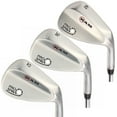 thumbnail image 1 of Ram Golf Pro Spin 3 Wedge Set - 52° Gap, 56° Sand, 60° Lob Wedges - Mens Right Hand, Graphite Shafts, 1 of 4