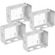thumbnail image 1 of Soporte de Montaje de Caja de Perfil Bajo CHAO 2,5 Pulgadas para Persianas de Ventana Color Blanco, 1 of 5