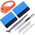 thumbnail image 1 of LAICAIW Car Vinyl Wrap Window Tint Film Tool Kit Include 4 Inch Felt Squeegees, Retractable 9mm Utility Knife & Snap-Off Blades, Safety Vinyl Cutter and Stick Squeegee for Film Sticker Wrapping (Blu, 1 of 7