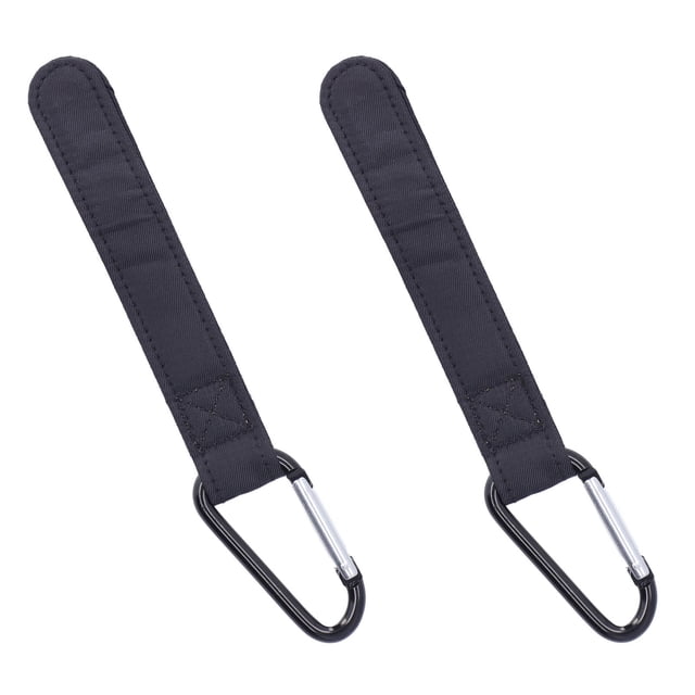 Ganchos 2 Uds, Ganchos Para Cochecito De Bebé, Nailon Suave, 5kg, Ganchos De Metal Con Soporte De Carga Para Colgar Bolsas De Pañales