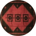 thumbnail image 1 of Ahgly Company Indoor Round Persian Brown Traditional Area Rugs, 6' Round, 1 of 4