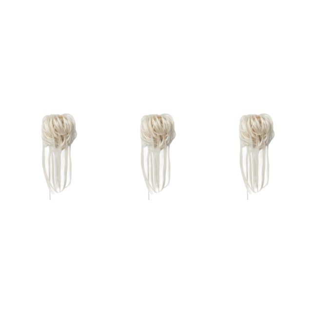 Guardoinrt Chignon Bouclé pour Toute Occasion et Type de Cheveux en Matériaux Extension Queue de Cheval 60 3Ensemble
