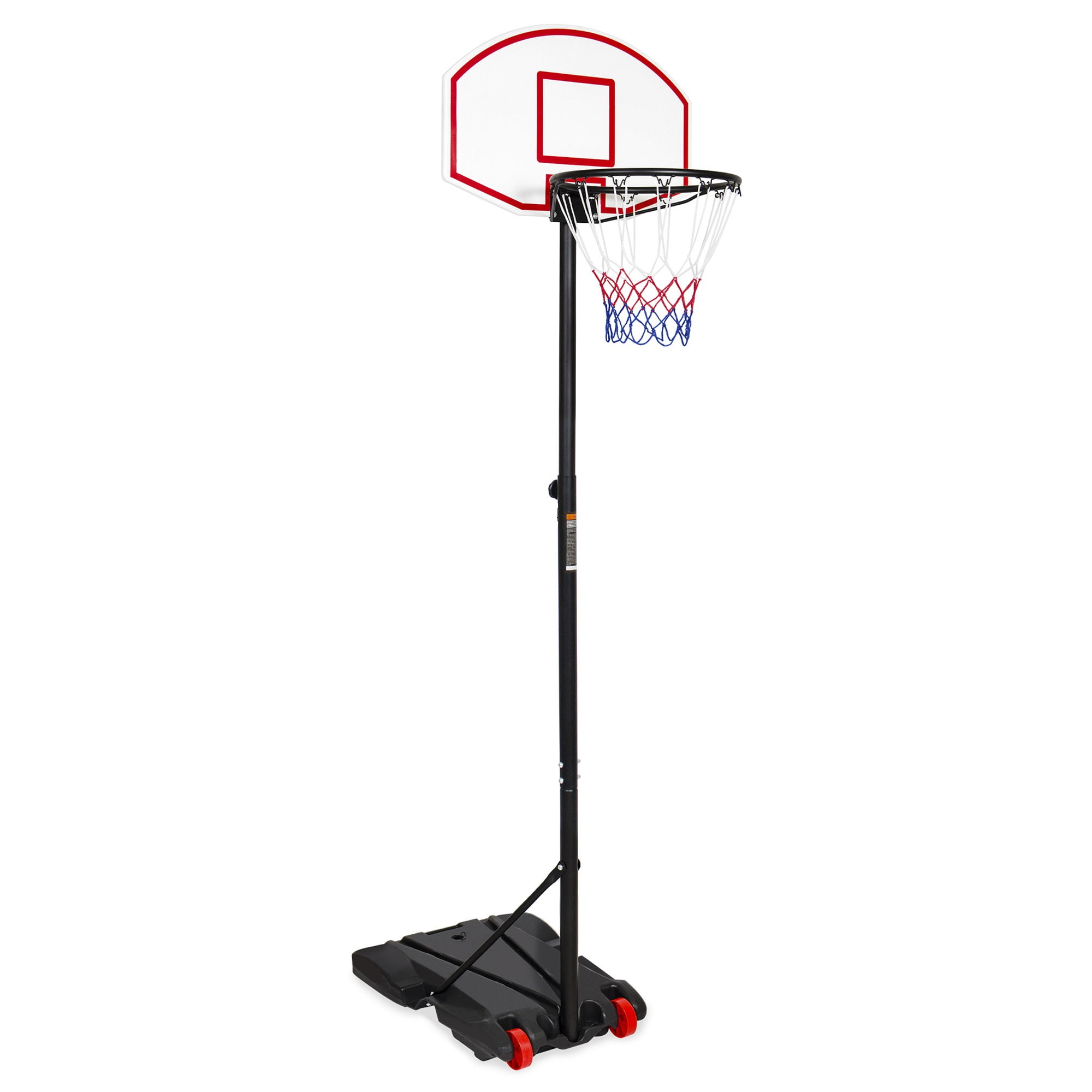 billig pålidelighed aflevere Inolait Portable Kids Junior Height-Adjustable(5.2 Ft-7 Ft) Basketball Hoop  Stand Backboard System with Wheels - Walmart.com