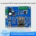 thumbnail image 2 of Módulo de Control de Interruptor MOS de Relé Único ESP8266 WIFI, Placa de Desarrollo ESP-12F, Compatible con CC 5-80 V y Puerto USB., 2 of 7