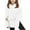 White, variant on Tiijoy Little Girls Oversized Hoodie Thumb Hole Pullover Hooded Sweatshirt, Sizes 5-6
