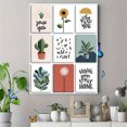 thumbnail image 4 of Botanical Motivational Quotes Canvas Wall Art 15.75x11.81 Inches, 4 of 8