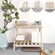 thumbnail image 5 of Florero de madera para balcón de salón | Soporte plegable para plantas suculentas | Estante de almacenamiento multiusos | Madera Natural | Organizador robusto que ahorra espacio | 13,78 x 13,78 x, 5 of 6