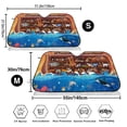 thumbnail image 3 of Daiia Animals On Noah's Ark2 Windshield Sun Shade for Car SUV Truck (Small ), Car Sun Shade Windshield, Car Shades for Front Windows, Sunshade for Car Windshield, 3 of 7