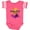 Football Pink and White, variant on Inktastic Daytona Beach Florida Sunset Girls Baby Bodysuit
