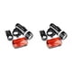 thumbnail image 1 of Juego de luces delanteras y traseras Soidarity para bicicleta Negro+Rojo, 1 of 6