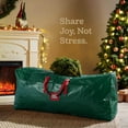 thumbnail image 2 of Artificial Christmas Tree Storage Bag - Fits Up to 7.5 Foot Holiday Xmas Disassembled Trees with Durable Reinforced Handles & Dual Zipper - Waterproof Material Protects from Dust, Moisture & Insects, 2 of 7