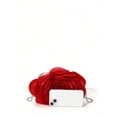 thumbnail image 4 of Women’s Red Rose Clutch Purse, Floral Evening Bag with Chain Strap, 4 of 8