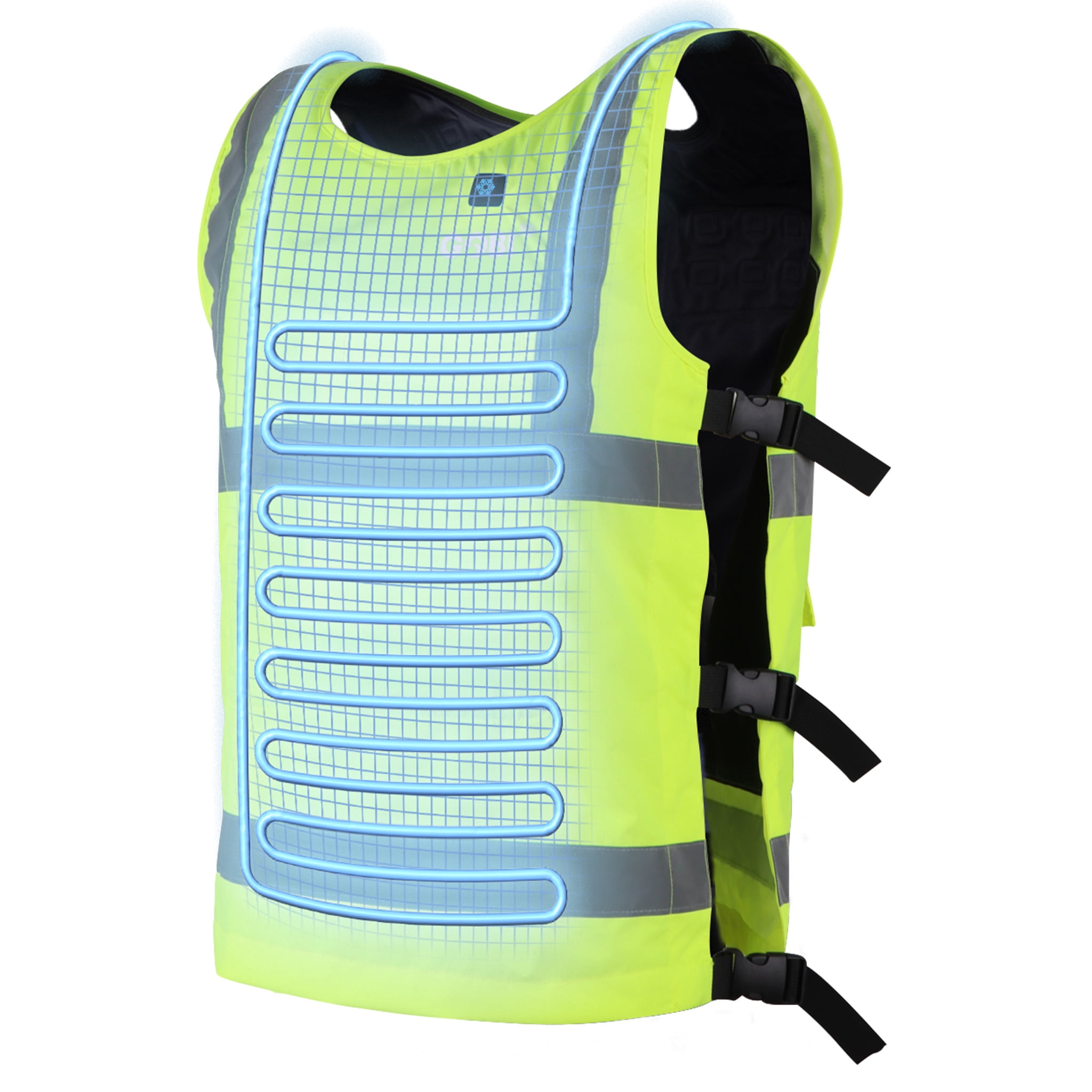 Breeze II Unisex High-Vis Cooling Vest by Gobi Heat