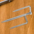 thumbnail image 4 of HONITANO 2 Pcs Ancrage au Sol Support de Parapluie Fer Argent Résistance au Vent Camping, 4 of 8