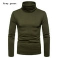 thumbnail image 1 of Chandails à Col Roulé Ajustés Décontractés pour Hommes Pull Tricoté Chandails Thermiques, 1 of 6