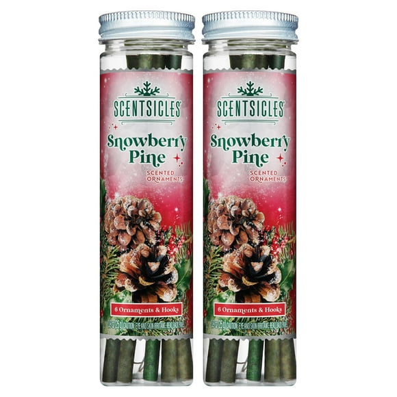 Ornements Parfumés Scentsicles Snowberry Pine 2 Bouteilles