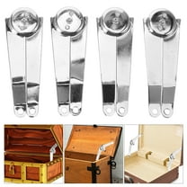 Raindrops 4Pcs Heavy Duty Lid Stay Hinge for Wooden Box Replacement Folding Lid Support Hinge