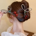 thumbnail image 7 of Korean Fruit Hair Claw Clips Women Colorful Cute Accessories for Summer Hair Styling, 7 of 7