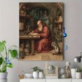thumbnail image 4 of Qisvanset Cute Orange Tabby Cat Canvas Print 12x16 Inch Cafe Wall Art, 4 of 8