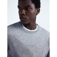 thumbnail image 4 of Free Assembly Men’s Cashmere Crewneck Sweater with Long Sleeves, Midweight, Sizes XS-2XL, 4 of 6