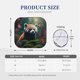 thumbnail image 3 of Fotbe Forest Plant Raccoon Juego de 2 Piezas de Parasoles para Parabrisas | Bloqueador Solar para Auto | Accesorios Plegables para Protección Solar Interior-Medium, 3 of 6