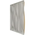thumbnail image 4 of Ekena Millwork 19 5/8"W x 19 5/8"H Riverbank EnduraWall Decorative 3D Wall Panel, Bright Coat Gold (Covers 2.67 Sq. Ft.), 4 of 6
