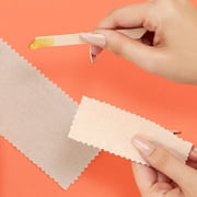 GiGi Natural Muslin Waxing Strips, Large Pre-Cut Epilating Wax Strips for Hair Removal, 3 x 9, 100-Pack